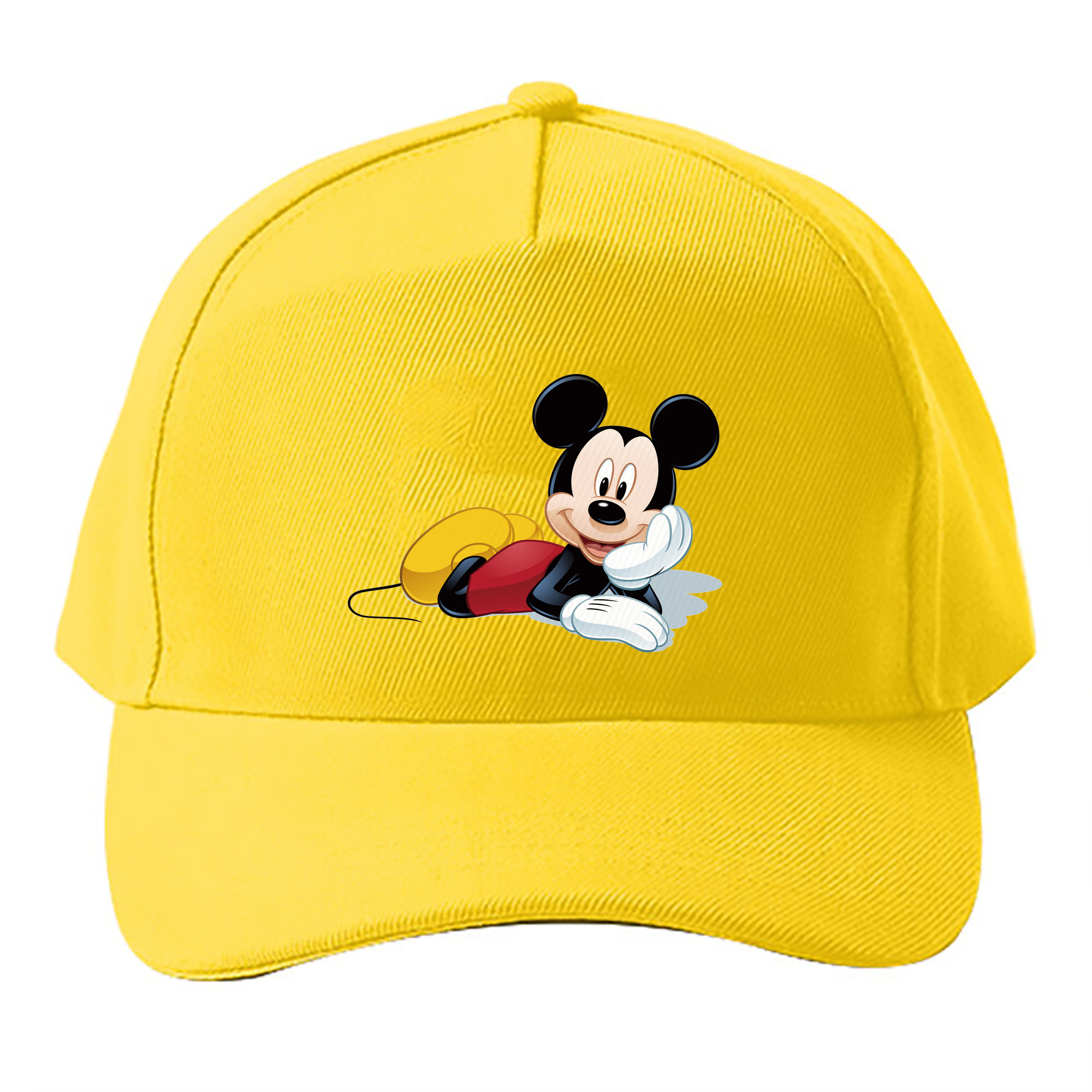 （画像用） ミッキーマウス Mickey Mouse ベースボールキャップ 綿100％ 男女兼用 帽子 スポーツ